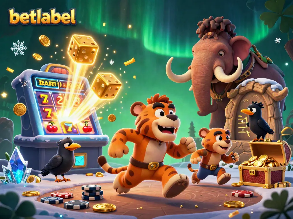 Experience the thrills of BetLabel with colorful slots and dazzling casino games in an exciting 3D setting.