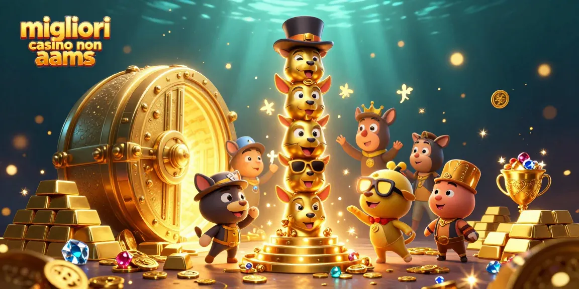 Experience the excitement of migliori casino non aams with vibrant totem characters and treasure elements.