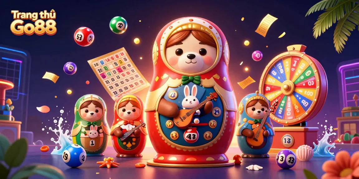 Engaging gaming scene showcasing Trang chủ Go88 with playful bear characters and dynamic casino elements.