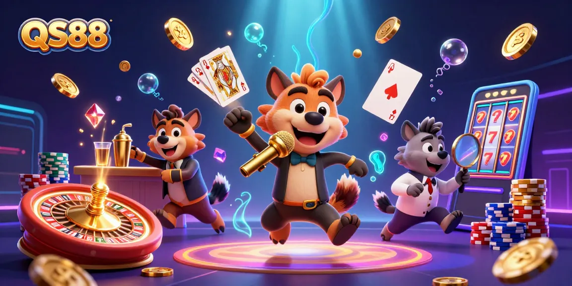 Experience the thrill of QS88 with vibrant casino antics and winning vibes!