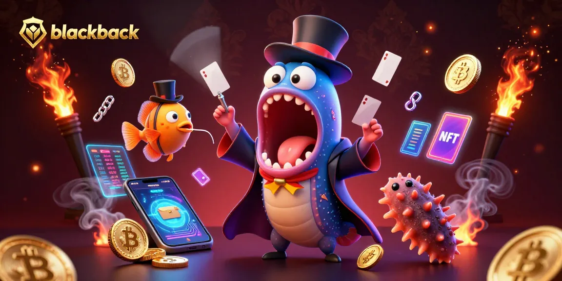 Engage in thrilling blackjack magic with a unique underwater scene featuring enchanting sea creatures.